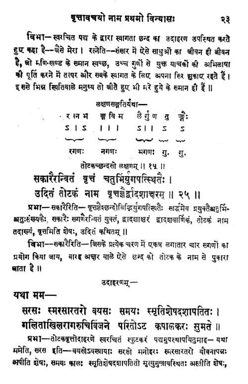 Suvrittatilaka (Chhanda).